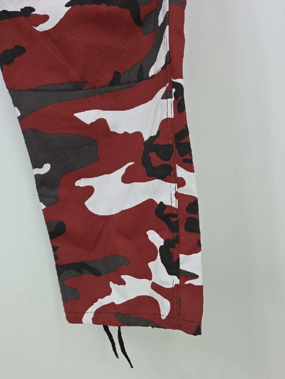 Red Camo Cargo Pants for Men — Utility Style - Picture 10 of 16